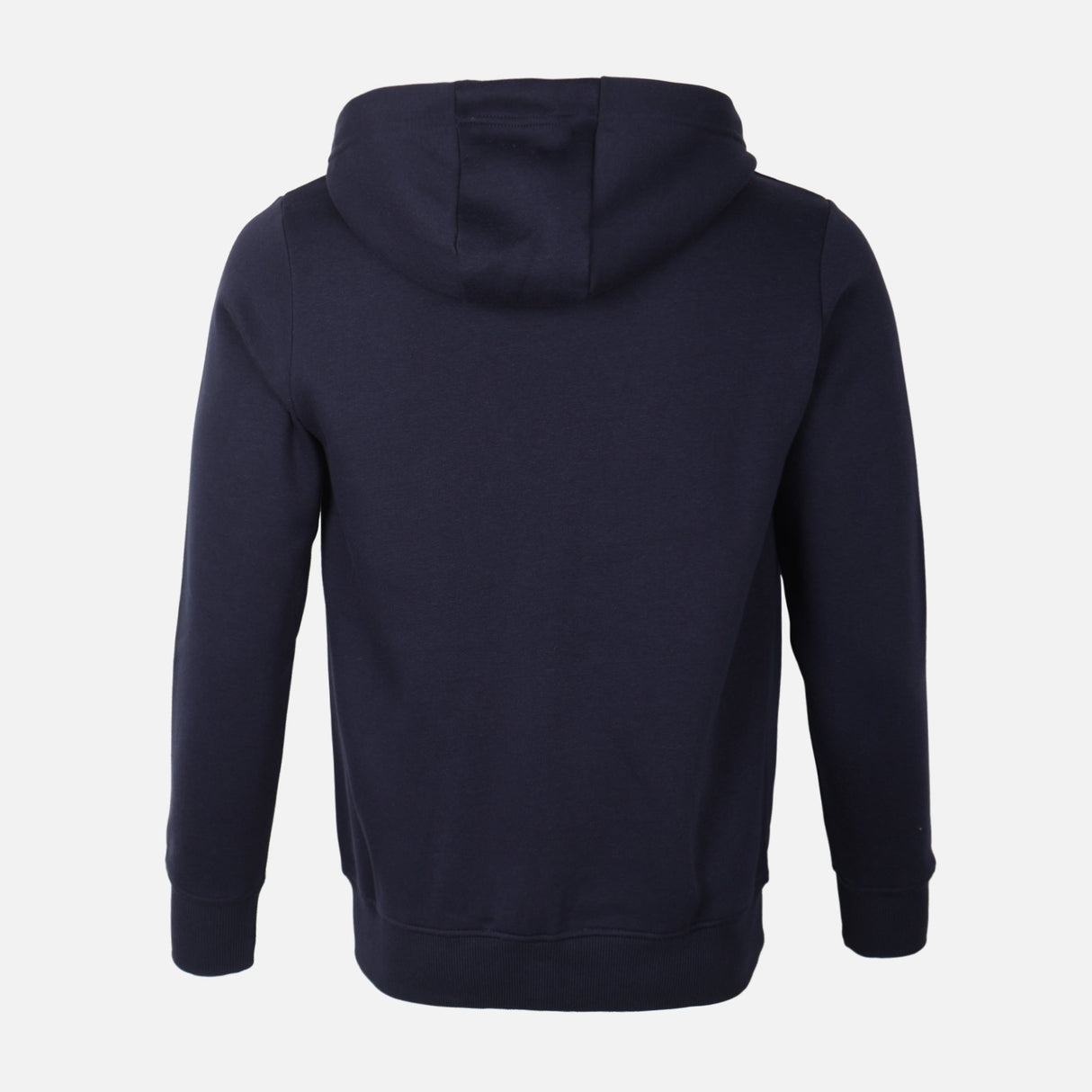 Men Basic Solid Fleece Hooded Cardigan