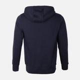 Men Basic Solid Fleece Hooded Cardigan