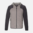 MEN FLEECE HOODED CARDIGAN