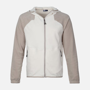 MEN FLEECE HOODED CARDIGAN