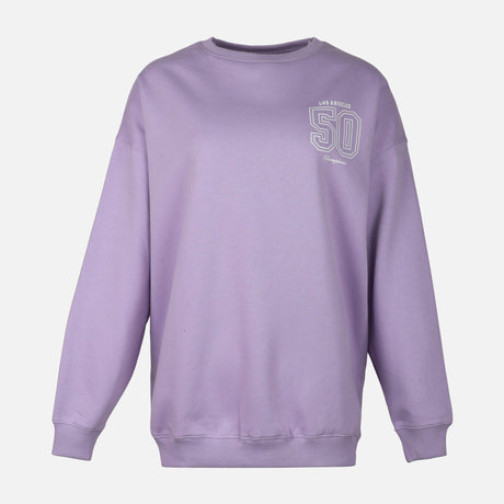 WOMEN FLEECE OVERSIZED SWEATSHIRT