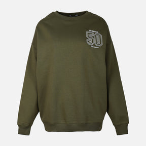 WOMEN FLEECE OVERSIZED SWEATSHIRT