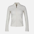 WOMEN FULL-ZIP RIBBED CARDIGAN