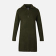 WOMEN HIGH NECK KNITTED DRESS