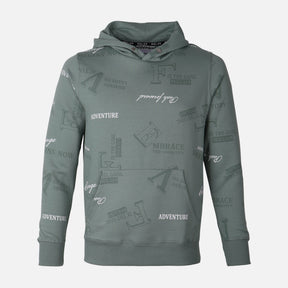 MEN HOODED PULLOVER