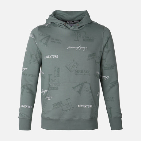 MEN HOODED PULLOVER