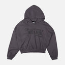 Girls Rib Cropped Hoodie
