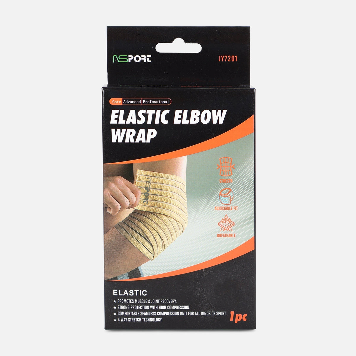 ELASTIC ELBOW WRAP (7.5X85 CM)