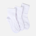 Unisex School Quarter Socks 3 Pairs