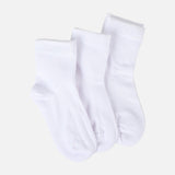 Unisex School Quarter Socks 3 Pairs