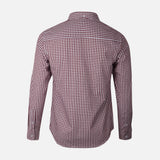 MEN LONG SLEEVE CHECKERED SHIRT