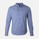 MEN LONG SLEEVE CHECKERED SHIRT