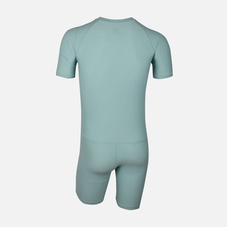 Boys One Piece Swimsuit Short Sleeve