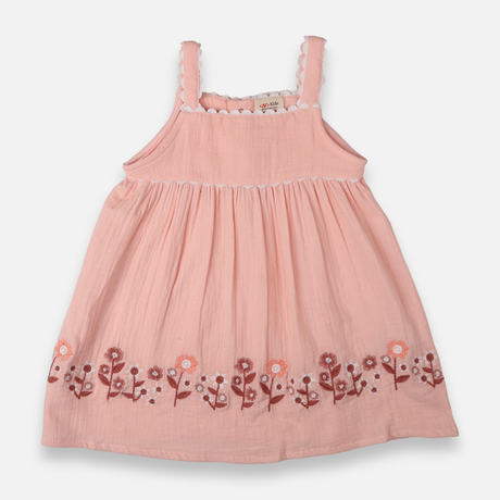 Girls Dress Woven Double Gauze