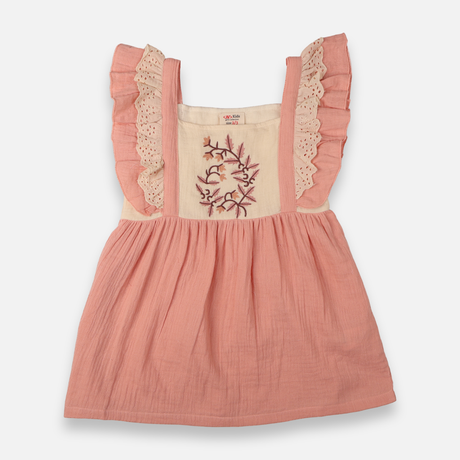 Girls Dress Woven Double Gauze