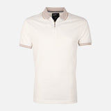 Men Structured Polo With Zip Closure