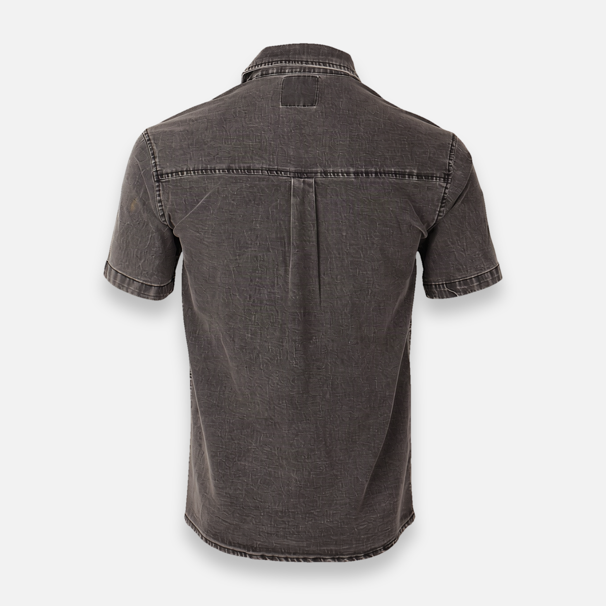 Men Woven Shirt  Short Sleeve With Pocket