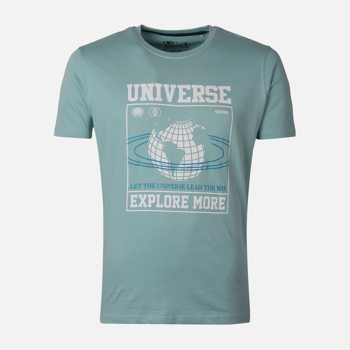 Men Graphic T-Shirt Round Neck