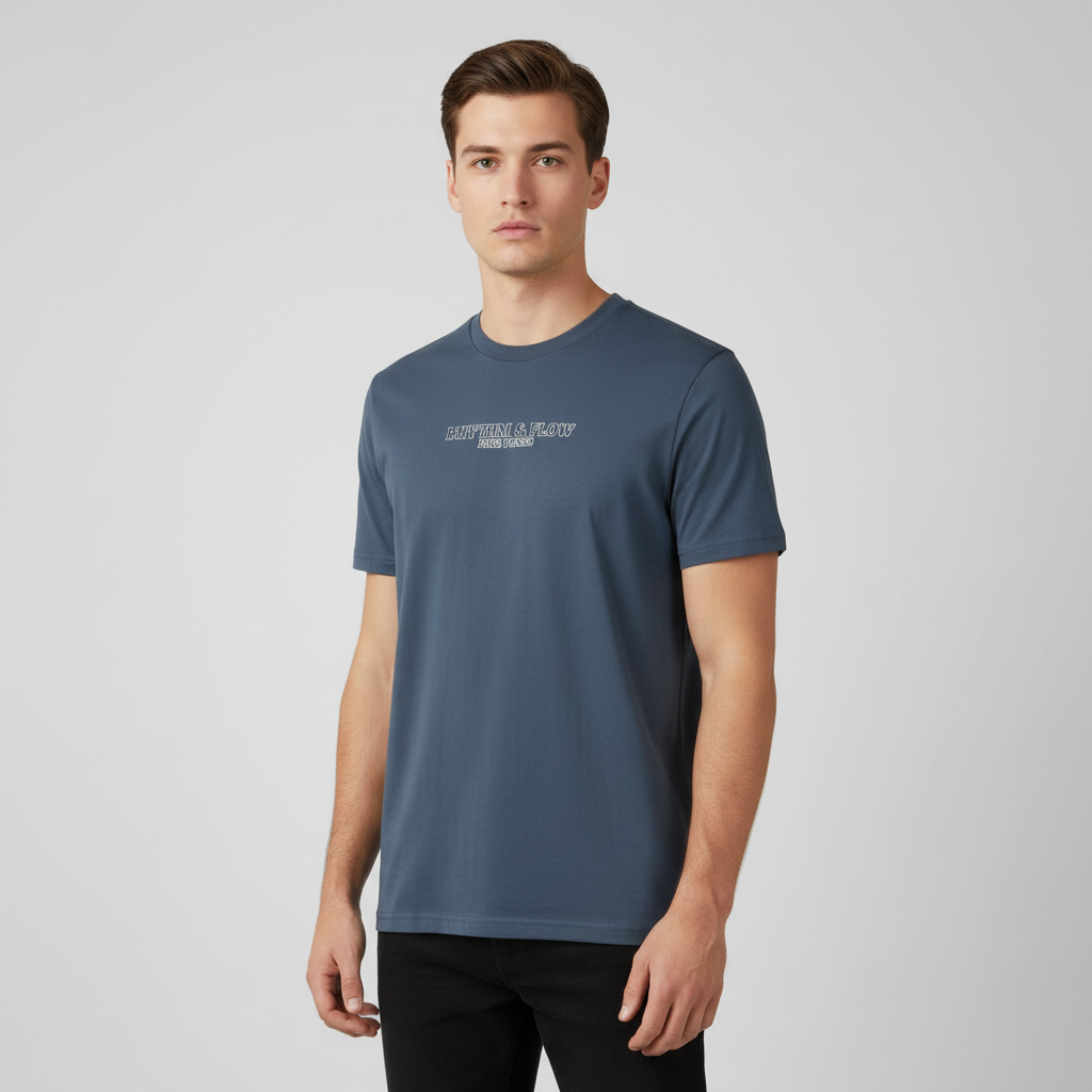 Men T-Shirt Round Neck