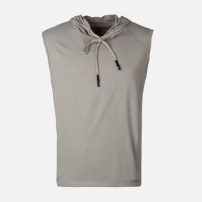 MEN SPORTS VEST WITH HOOD
