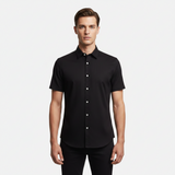 Men Basic Oxford Short Sleeve Shirt