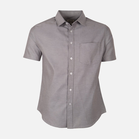 Men Basic Oxford Short Sleeve Shirt