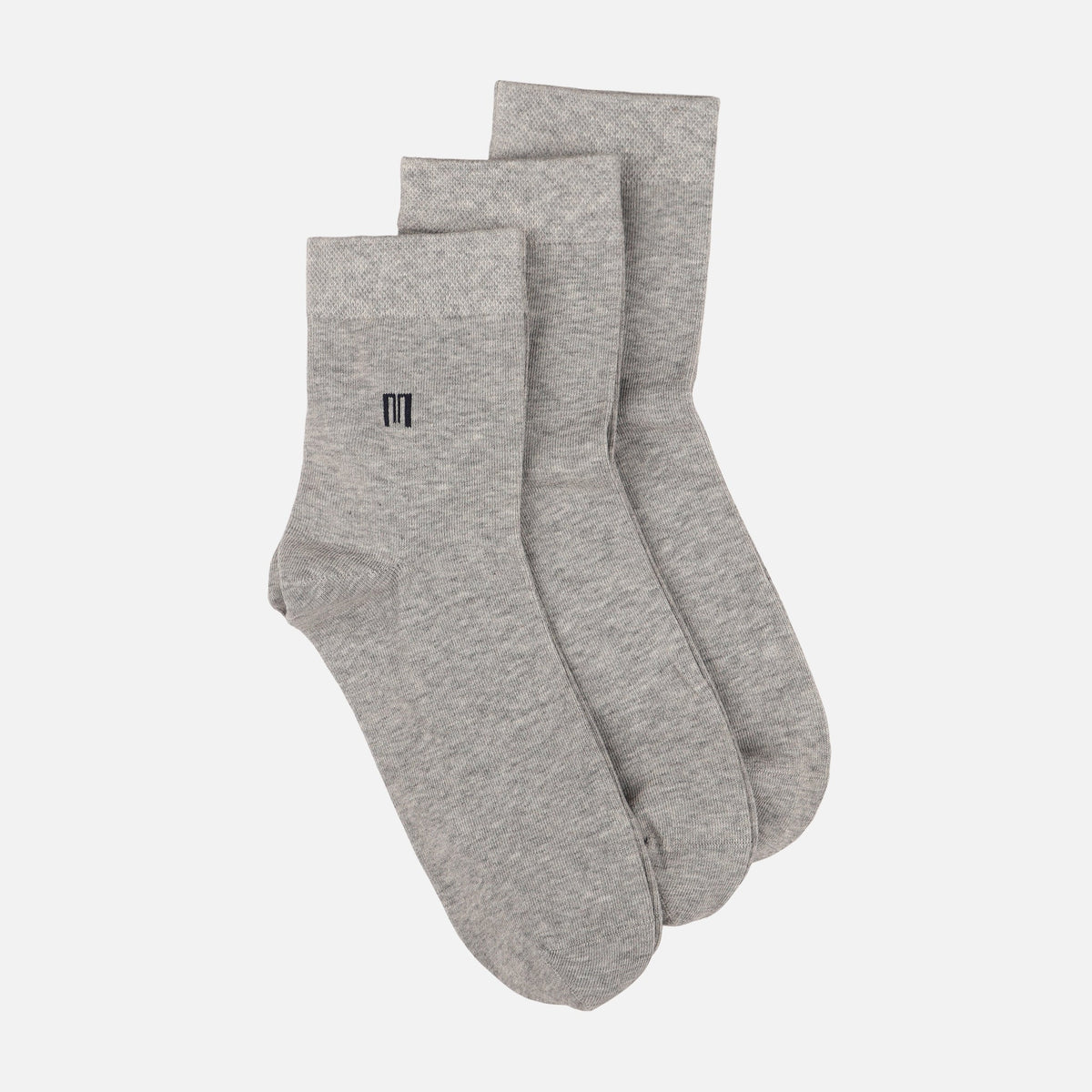 Men Antibacterial Quarter Socks 3 Pairs