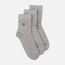 Men Antibacterial Quarter Socks 3 Pairs