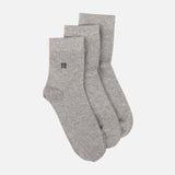 Men Antibacterial Quarter Socks 3 Pairs
