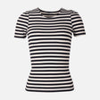 Women Ribbed Short Sleeve T-Shirt