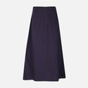 Women Linen Blend Maxi Skirt