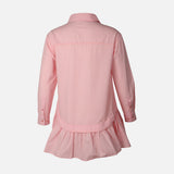 Women Poplin Oversize Button Tunic