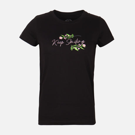 Women Regular Fit Graphic Tee