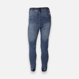Men Knitted Denim Jogger Pant
