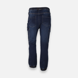 Men Knitted Denim Cargo Pant