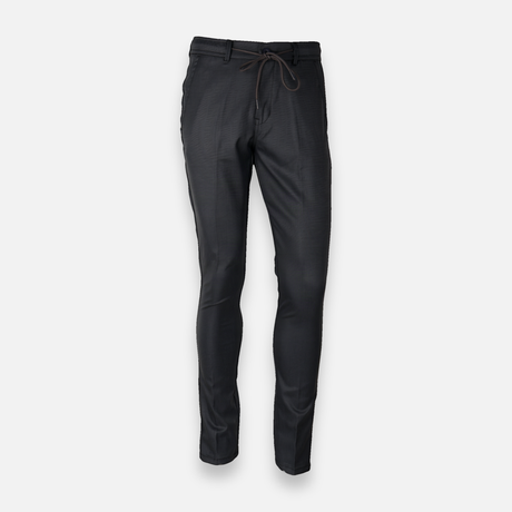 Men Woven Trouser With Elastic Waist