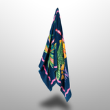 Printed Cotton Poncho Towel