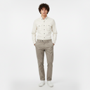 Men Woven Plain Shirt Long Sleeve