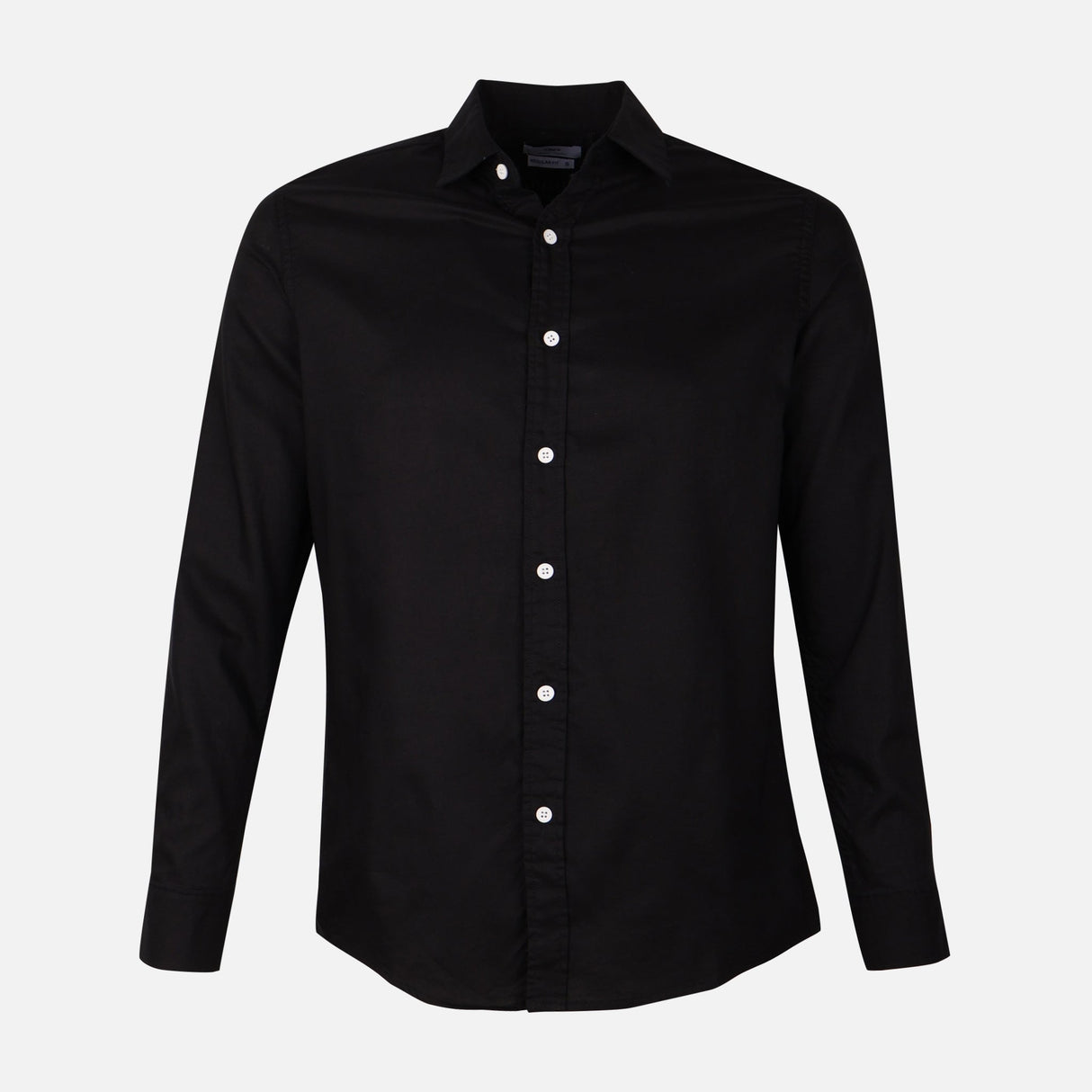 Men Plain Oxford Long Sleeve Shirt