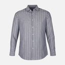 Men Woven Long Sleeve Plain Shirt
