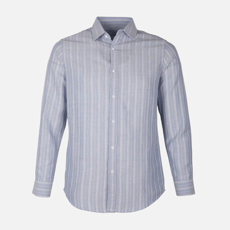 Men Woven Long Sleeve Plain Shirt