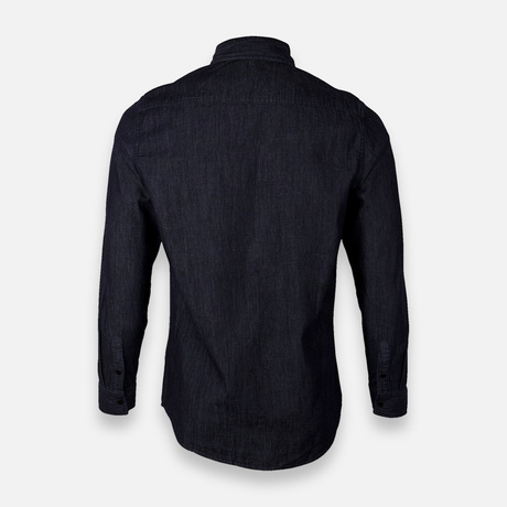 Men Denim Shirt Long Sleeve