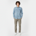 Men Denim Shirt Long Sleeve