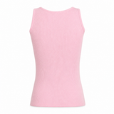 Women Waffle Sleeveless Tank Top