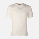 Men Basic Slub Short Sleeve Henley T-Shirt