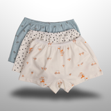 Girls Boxer Printed Assorted 3 Pieces