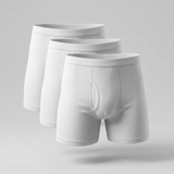 Men 3 Pieces Classic Cotton Boxer