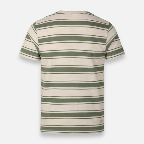 Men T-Shirt Round Neck Short Sleeve – Stripe