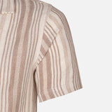 Mens Knitted Short Sleeve Shirt