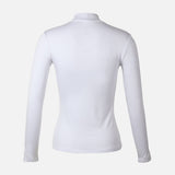 Women Basic Viscose High Neck Long Sleeves